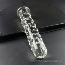 Dildo de vidro do brinquedo do sexo para mulheres Injo-Dg189